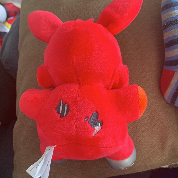 Five Nights At Freddy's Nightmare Foxy 8" Plush, Red Fox - Picture 4 of 4
